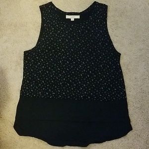 LOFT Mixed Media Printed Tank